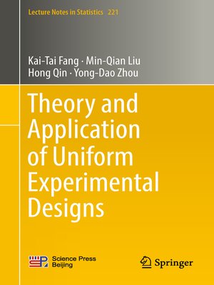 cover image of Theory and Application of Uniform Experimental Designs
